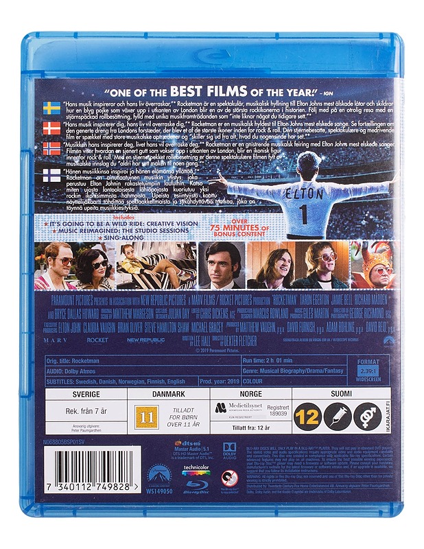 Rocketman - Blu-Ray - Blu-ray-levyt - 10105446153 - 1