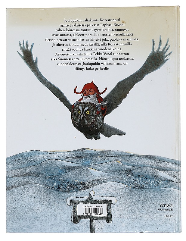 Korvatunturi : tarinoita joulupukin valtakunnasta - Pekka Vuori - Lastenkirjat - 10105446170 - 1