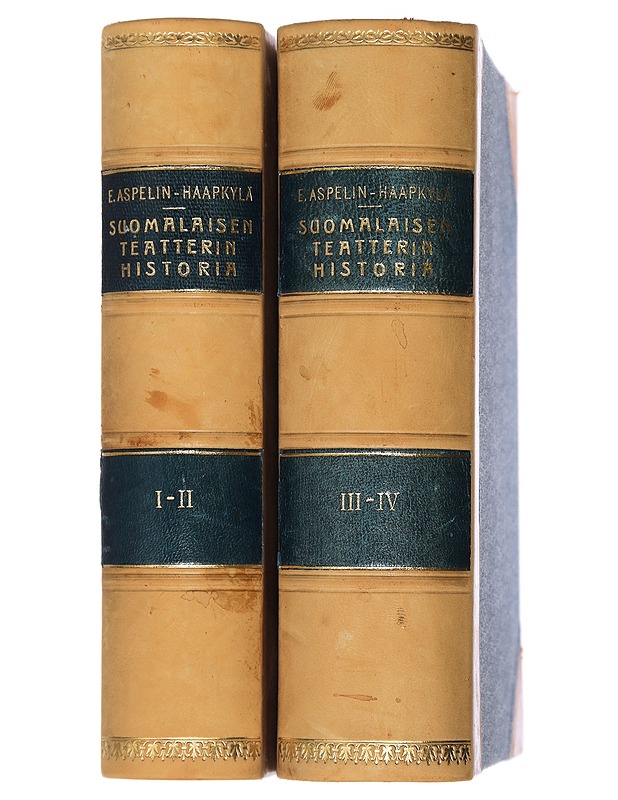 Suomalaisen teatterin historia I-II ja III-IV - Eliel Aspelin-Haapkylä  - Historiakirjat - 10105446175 - 0