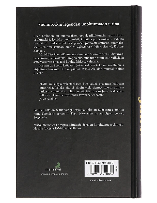 Juice - Luoto, Santtu - Elämäkerrat ja muistelmat - 10105446225 - 1