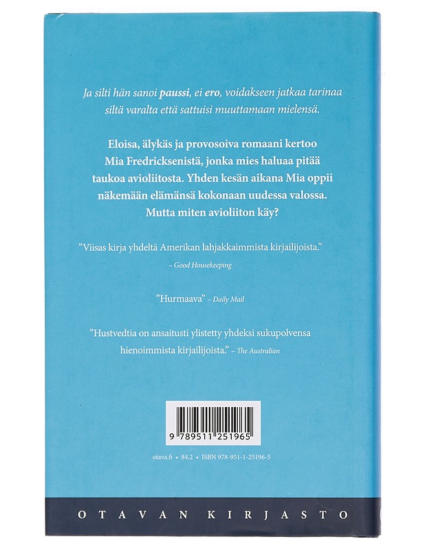 Kesä ilman miehiä - Hustvedt, Siri - Romaanit ja novellit - 10105446250 - 1