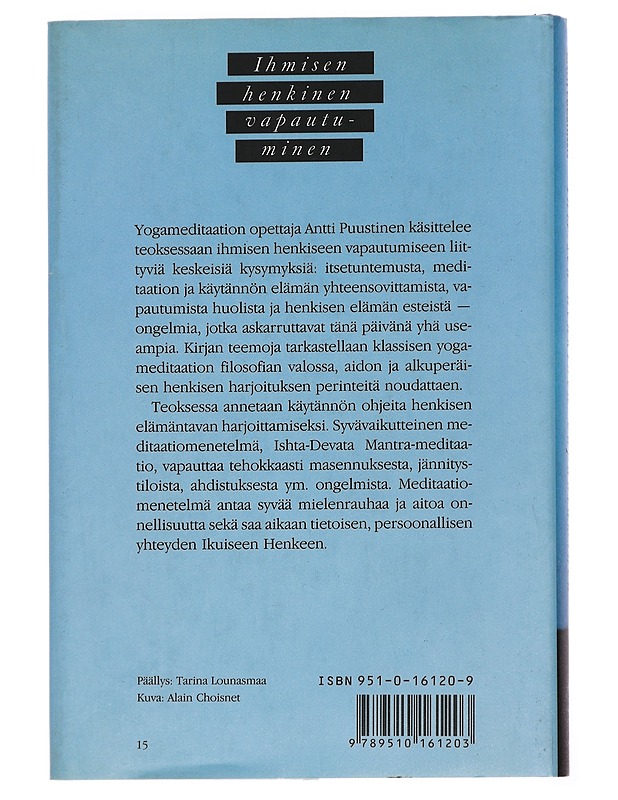 Ihmisen henkinen vapautuminen - Antti Puustinen - Hyvinvointikirjat - 10105446254 - 1