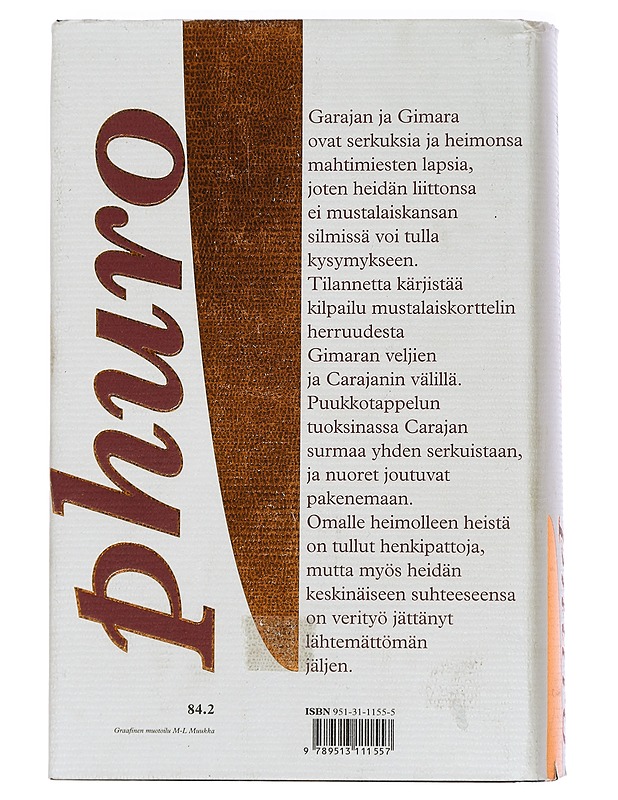 Phuro : romaani - Veijo Baltzar - Romaanit ja novellit - 10105446261 - 1