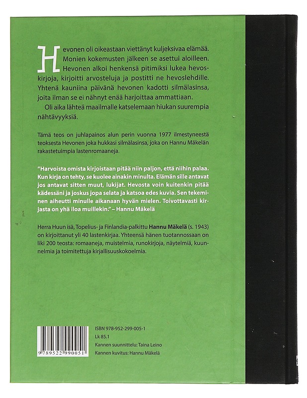 Hevonen joka hukkasi silmälasinsa - Mäkelä, Hannu - Lastenkirjat - 10105446289 - 1