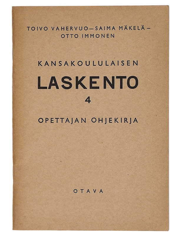 Kansalaiskoulu Laskento 4 - Opettajan Ohjekirja - Tietokirjat ja oppaat - 10105446292 - 0