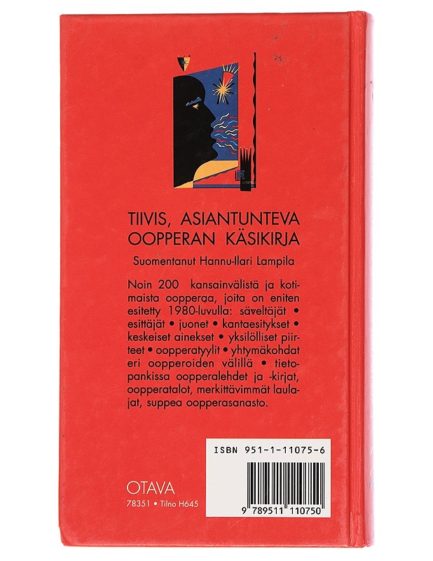 Oopperan käsikirja - Lazarius, John - Historiakirjat - 10105446298 - 1