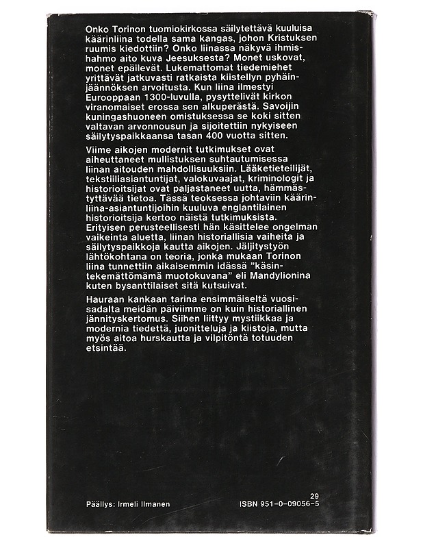 Käärinliinan arvoitus - Wilson, Ian - Tietokirjat ja oppaat - 10105446346 - 1