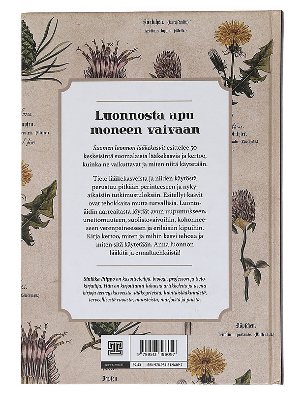 Suomen luonnon lääkekasvit - Sinikka Piippo - Tietokirjat ja oppaat - 10105446353 - 1
