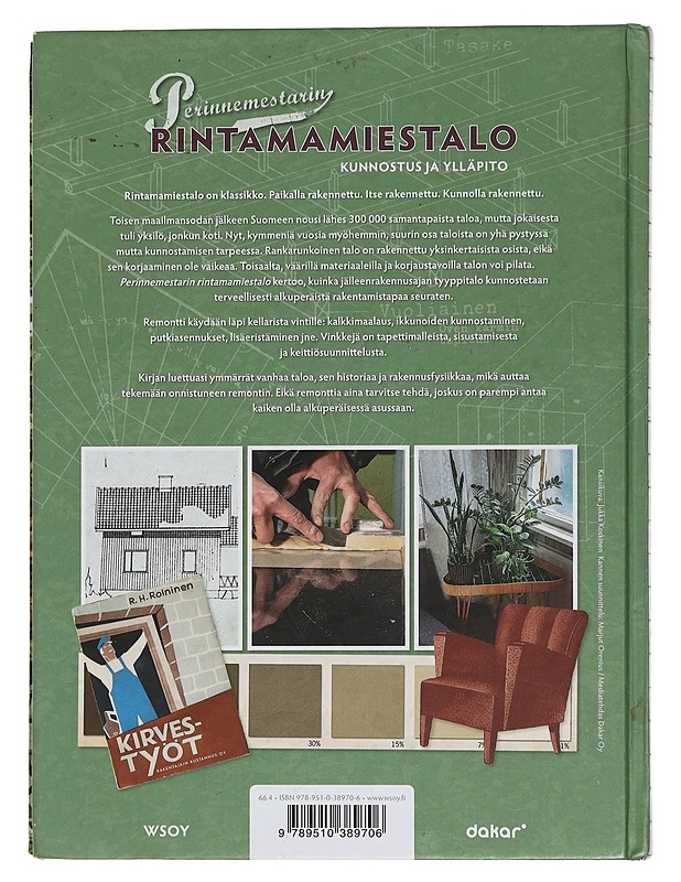 Perinnemestarin rintamamiestalo : kunnostus ja ylläpito - Rinne, Hannu - Tietokirjat ja oppaat - 10105446366 - 1