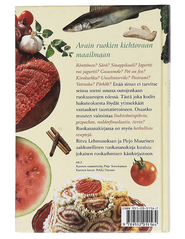 Ruokasanakirja - Lehmusoksa, Ritva - Tietokirjat ja oppaat - 10105446374 - 1