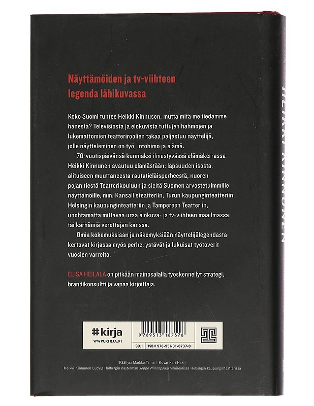 Heikki Kinnunen : tarinankertojan elämät - Elisa Heilala - Elämäkerrat ja muistelmat - 10105446392 - 1