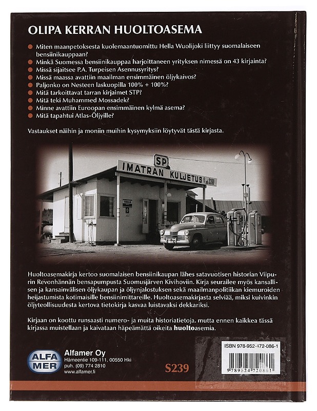 Huoltoasemakirja - Jukka Vesterinen - Historiakirjat - 10105446479 - 1