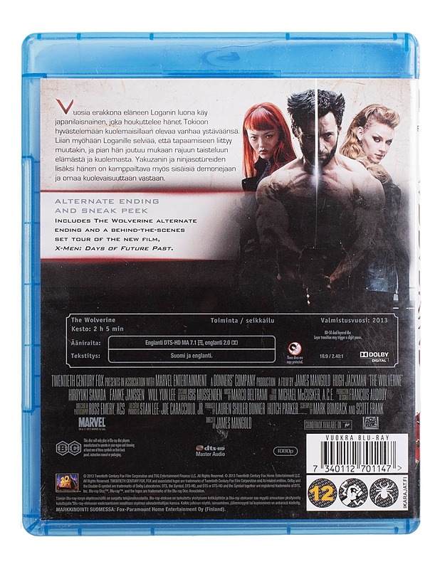 The Wolverine - Blu-ray - Blu-ray-levyt - 10105446420 - 1