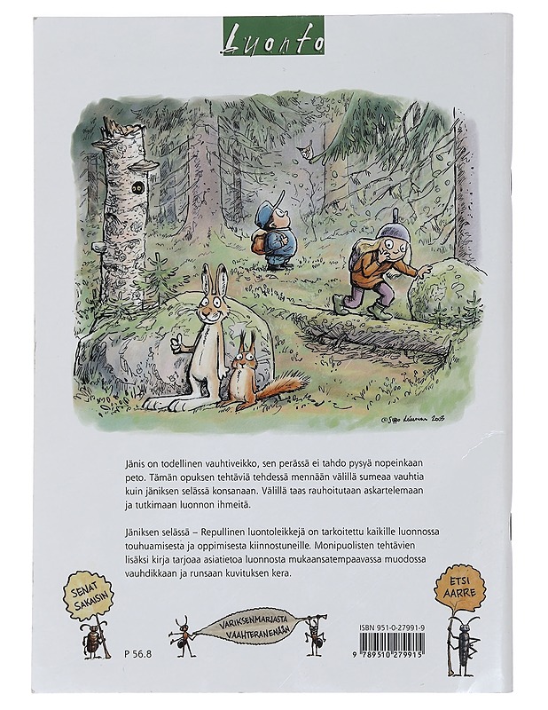 Jäniksen selässä : repullinen luontoleikkejä - Koivunen, Hannele - Lastenkirjat - 10105446424 - 1