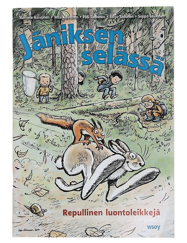 Jäniksen selässä : repullinen luontoleikkejä - Koivunen, Hannele - Lastenkirjat - 10105446424 - 0
