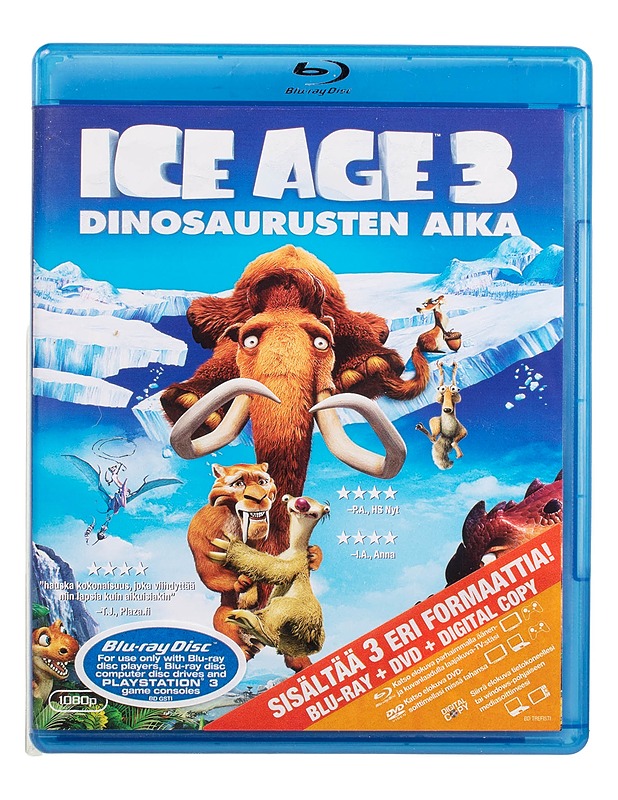 Ice Age 3: Dinosaurusten Aika - Blu-Ray + DVD + Digitaalinen Kopio - Blu-ray-levyt - 10105446432 - 0