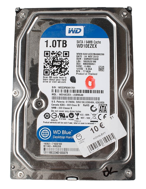 WESTERN DIGITAL WD10EZEX kovalevy - Tietokoneet - 10105446438 - 0