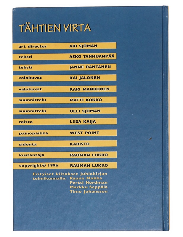Tähtien virta 1986-96 - Tanhuanpää, Asko - Tietokirjat ja oppaat - 10105446444 - 1