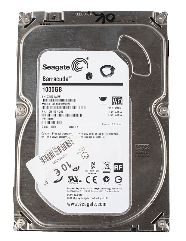 SEAGATE Barracude ST1000DM003 kovalevy - Tietokoneet - 10105446492 - 0