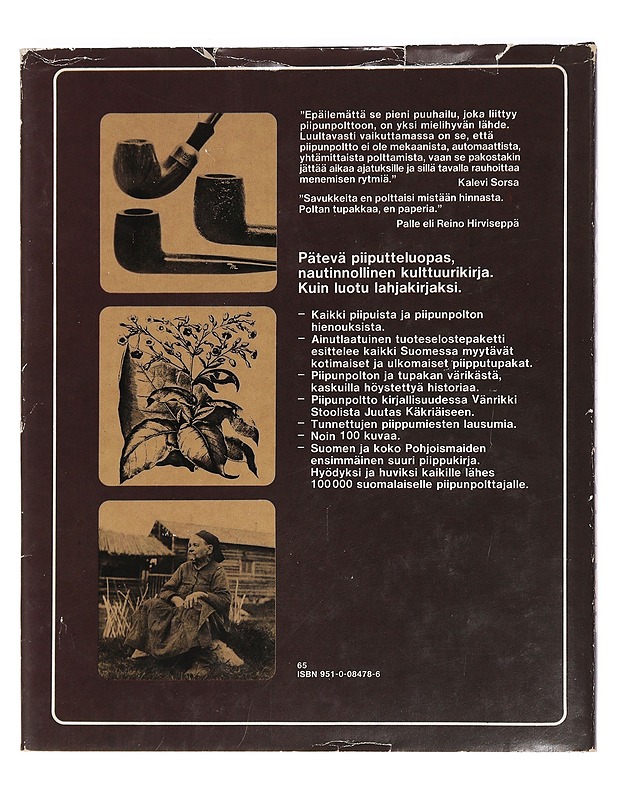 Suuri piippukirja - Turunen, Matti - Historiakirjat - 10105446500 - 1