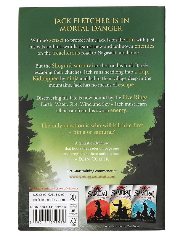 Young samurai. [4], The ring of earth - Chris Bradford - Nuorten kirjat - 10105446547 - 1