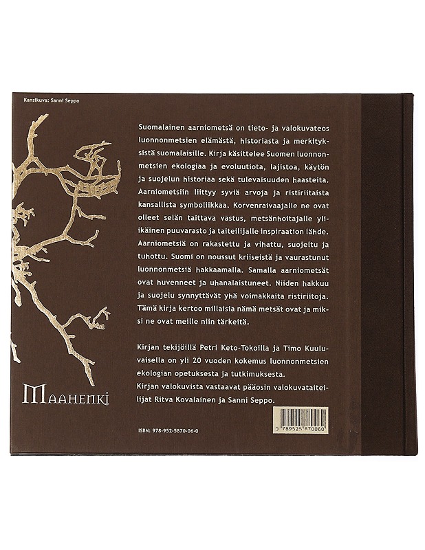 Suomalainen aarniometsä - Keto-Tokoi, Petri - Historiakirjat - 10105446581 - 1