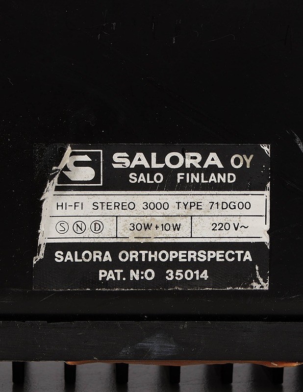 SALORA OY Orthoperspecta stereovastaanotin - Viihde-elektroniikka - 10105446590 - 2