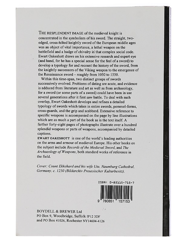 The Sword in the Age of Chivalry - Oakeshott, Ewart - Tietokirjat ja oppaat - 10105446661 - 1