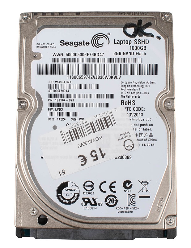 SEAGATE Laptop SSHD W380XTNK kiintolevy - Tietokoneet - 10105446708 - 0