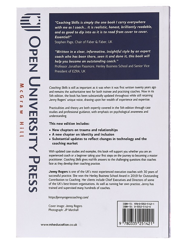Coaching skills : the definitive guide to being a coach, 5th edition - Jenny Rogers - Tietokirjat ja oppaat - 10105446767 - 1