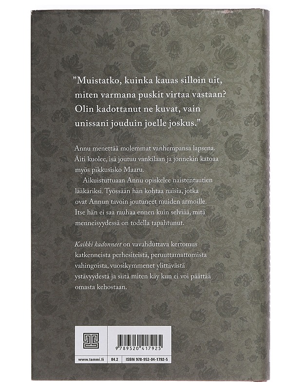 Kaikki kadonneet - Satu Vasantola - Romaanit ja novellit - 10105446782 - 1