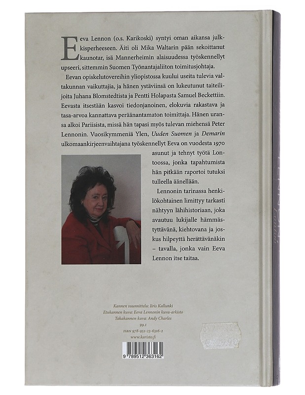 Eeva Lennon, Lontoo - Eeva Lennon - Elämäkerrat ja muistelmat - 10105446785 - 1