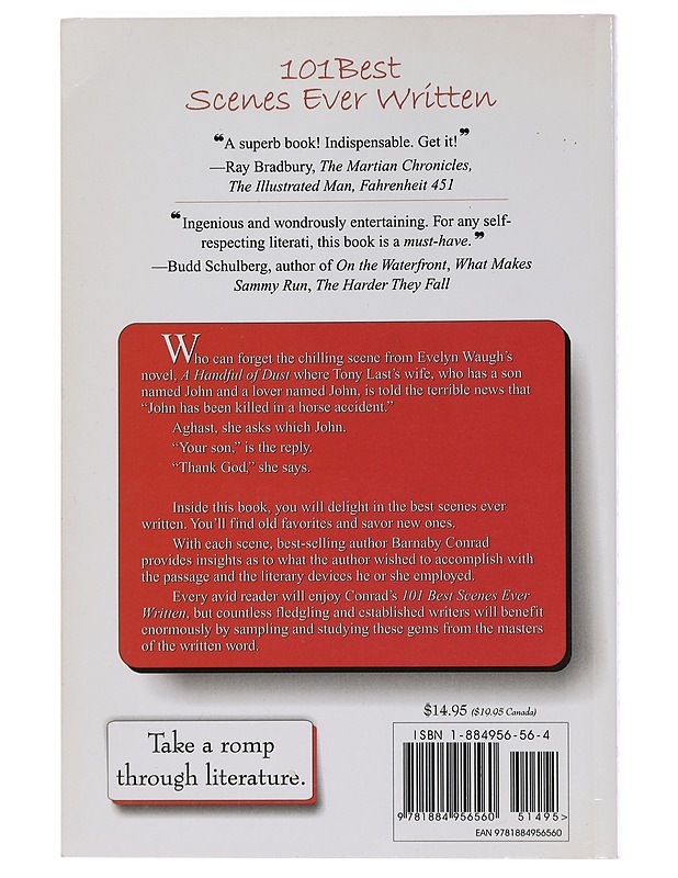 101 Best Scenes Ever Written: A Romp Through Literature for Writers and Readers - Conrad, Barnaby - Tietokirjat ja oppaat - 10105446794 - 1