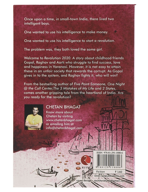 Revolution 2020 : love, corropution, ambition - Chetan Bhagat - Kaunokirjallisuus - 10105446798 - 1