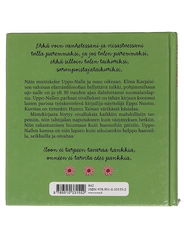 Uppo-Nallen oivalluksia : mietekirja - Karjalainen, Elina - Romaanit ja novellit - 10105446799 - 1