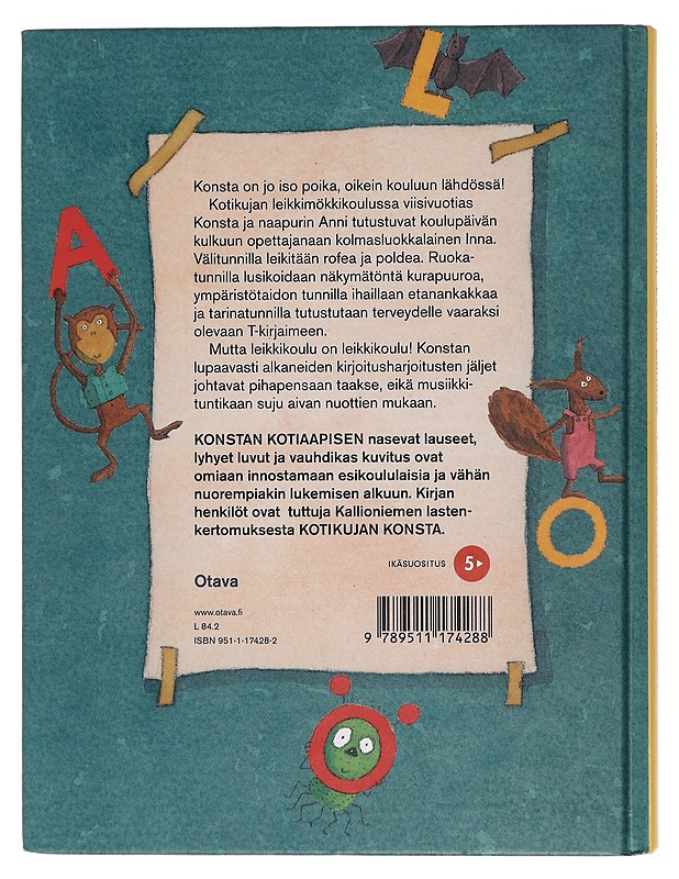 Konstan kotiaapinen - Kallioniemi, Tuula - Lastenkirjat - 10105446811 - 1