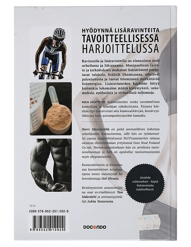 Lisäravinteet tavoitteen mukaiseen harjoitteluun - Männistö, Harri - Harrastekirjat - 10105446825 - 1