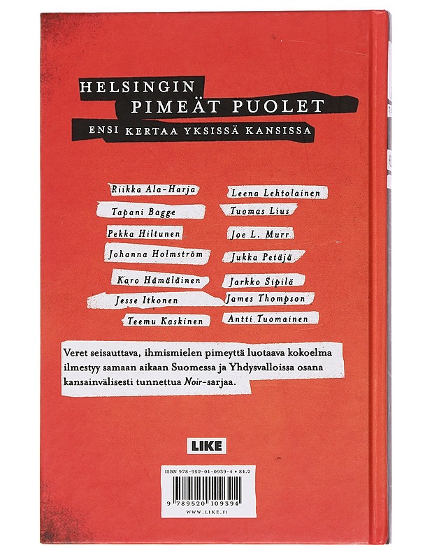 Helsinki noir - Thompson, James - Romaanit ja novellit - 10105446832 - 1