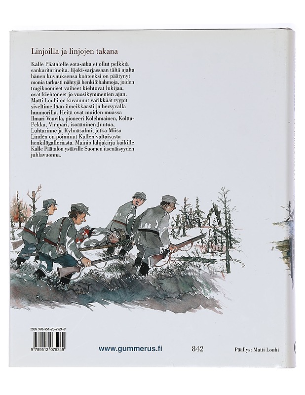 Linjoilla ja linjojen takana - Päätalo, Kalle - Kaunokirjallisuus - 10105446836 - 1