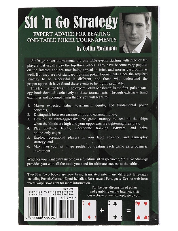 Sit 'n Go Strategy - Collin Moshman - Harrastekirjat - 10105446915 - 1