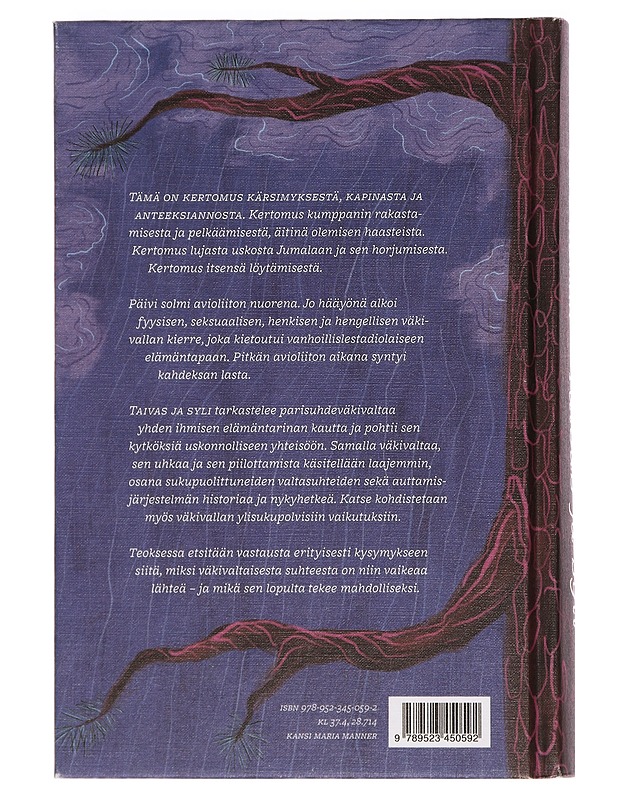 Taivas ja syli : kertomus parisuhdeväkivallasta vanhoillislestadiolaisessa perheessä - Lidman, Satu - Elämäkerrat ja muistelmat - 10105446908 - 1