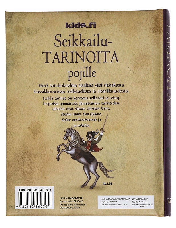 Seikkailutarinoita pojille - Sims, Lesley - Lastenkirjat - 10105446913 - 1