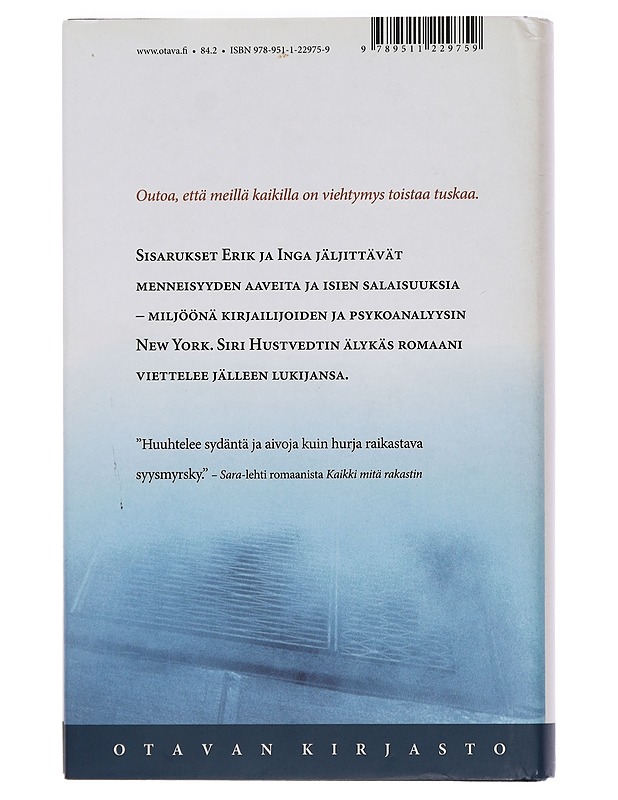 Amerikkalainen elegia - Hustvedt, Siri - Romaanit ja novellit - 10105446909 - 0