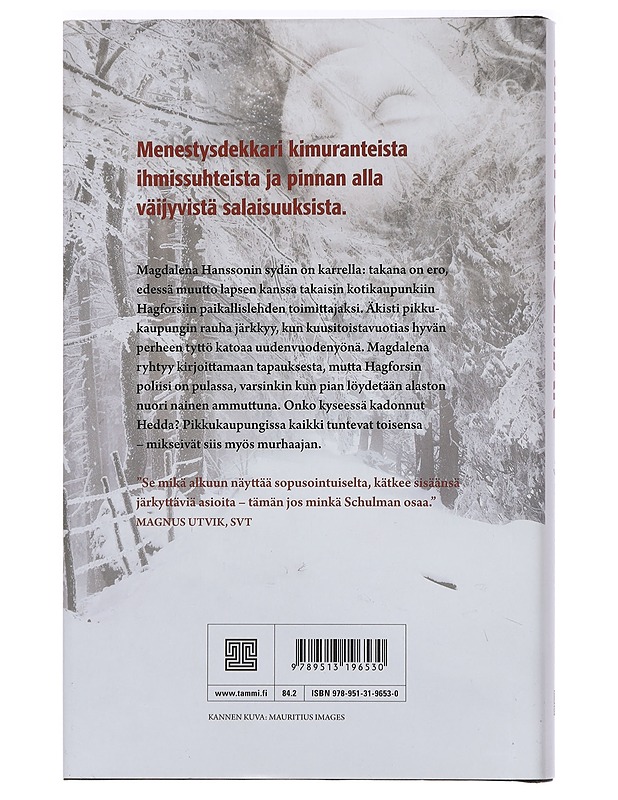 Tyttö lumisateessa - Schulman, Ninni - Jännitys ja dekkarit - 10105446930 - 1