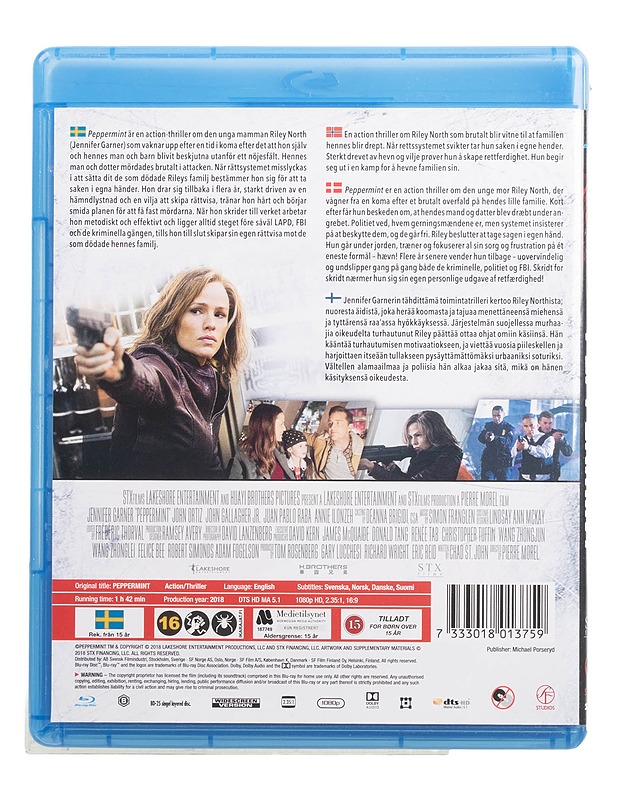 Peppermint - Blu-Ray - Blu-ray-levyt - 10105446954 - 1
