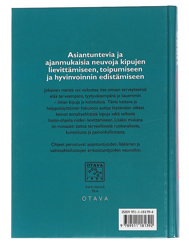 Suuri kivunhoitokirja : yli tuhat helpottavaa neuvoa - Bricklin, Mark - Tietokirjat ja oppaat - 10105447007 - 1