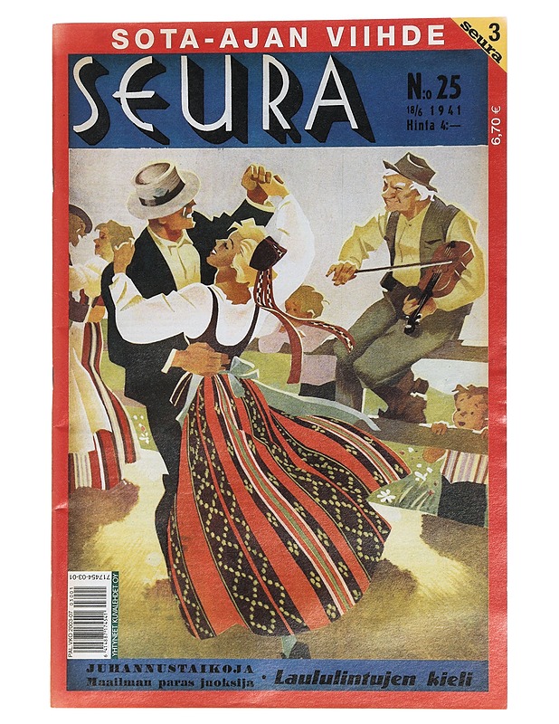 Sota-ajan viihde : seura ; N:o 25 : 18/6 1941 - Harrastekirjat - 10105447014 - 0