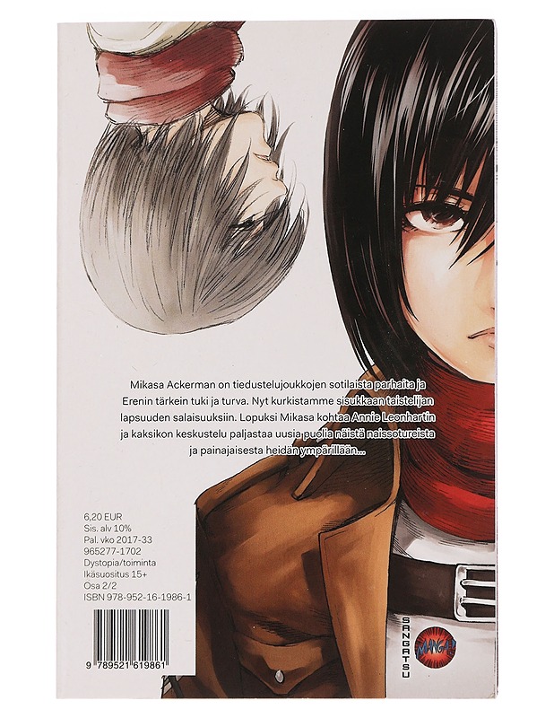 Titaanien sota : lost girls. 2 - Fuji, Ryosuke K15 - Sarjakuvat - 10105447029 - 1