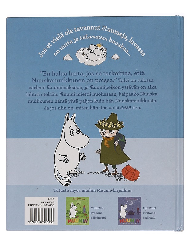 Muumi ja ensilumi - Jansson, Tove - Lastenkirjat - 10105447035 - 1