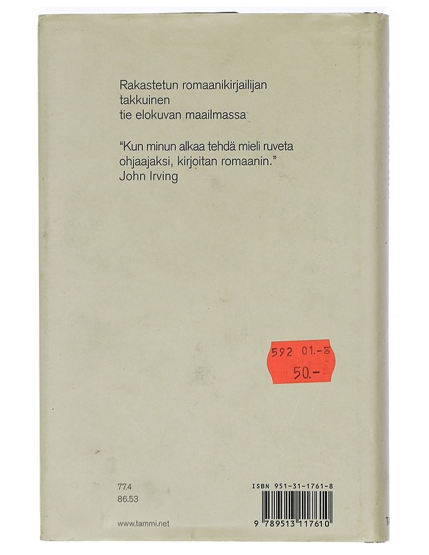 ELOKUVAURANI : MUISTELMA - IRVING, JOHN - Elämäkerrat ja muistelmat - 10105447056 - 1